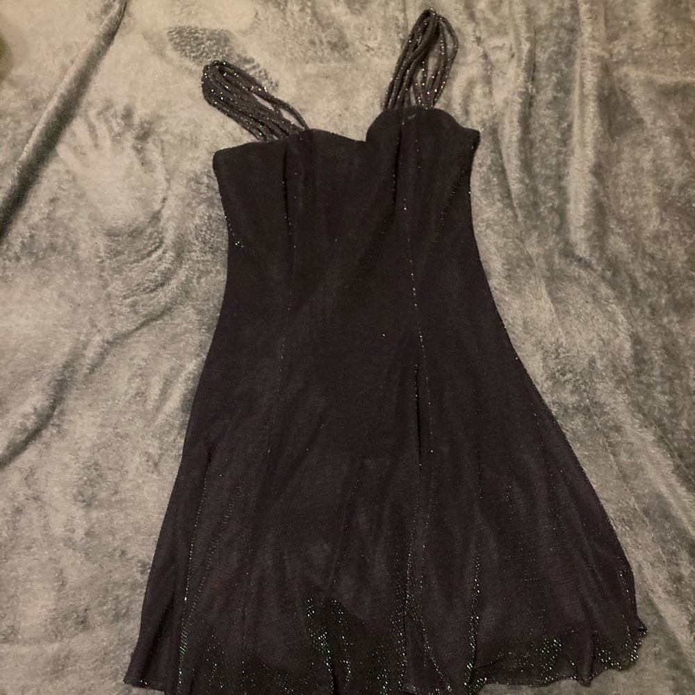 Dark blue dress